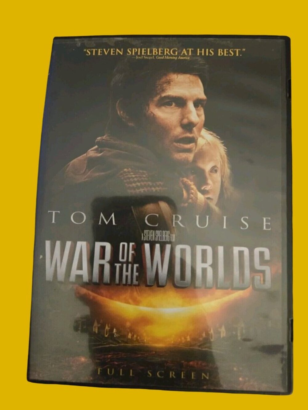 War Of The Worlds DVD Full Screen Tom Cruise Steven Spielberg Sci-Fi Action